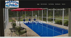 Desktop Screenshot of paragonpoolsonline.com